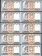 Nepal - 10 Stück á 10 Rupees (1985-87) Pick 31a Sig.11 UNC (1)     (89227 - Autres - Asie