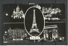 FRANCE Paris La Nuit Eiffel Tower La Tour Eiffel Etc., Sent 1960 To Norway Advertising Cachet Parachutiste D`outre-mer - Tour Eiffel