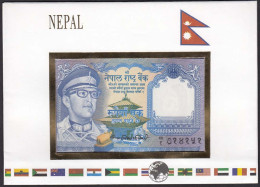 NEPAL 1 Rupie 1979 Banknotenbrief Der Welt UNC Pick 22    (15455 - Sonstige – Asien