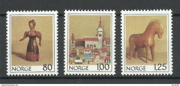 NORWAY 1978 Michel 787 - 789 MNH Noel Christmas Weichnachten Altes Spielzeug - Poppen