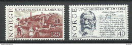 NORWAY 1975 Michel 707 - 708 MNH Auswanderung Nach Amerika - Autres & Non Classés