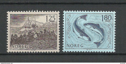 NORWAY 1977 Michel 751 - 752 MNH Fische Fischfang - Fische