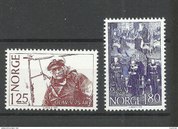 NORWAY 1978 Michel 773 - 774 MNH King Olav Birthday Geburtstag - Neufs