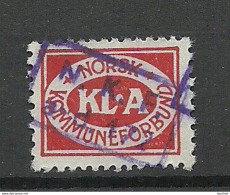 NORWAY Norsk Kommuneforbund Tax Taxe O - Revenue Stamps