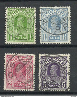 NORWAY 1890 Michel 89 - 92 O - Used Stamps
