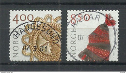 NORWAY 2001 Michel 1368 & 1391 O - Used Stamps