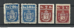 NORWAY Norwegen Tax Revenue O Justerbestyrelse - Revenue Stamps