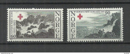 NORWAY 1965 Michel 530 - 531 MNH Red Cross - Cruz Roja