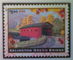 United States, Scott #4738, Used(o), 2013, Arlington Green Bridge, $5.60, Multicolored - Usados