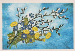 FLORES Vintage Tarjeta Postal CPSM #PAR042.ES - Flowers