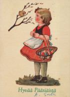 OSTERN KINDER Vintage Ansichtskarte Postkarte CPSM #PBO257.DE - Pascua