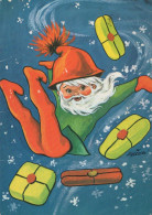 WEIHNACHTSMANN SANTA CLAUS Neujahr Weihnachten Vintage Ansichtskarte Postkarte CPSM #PBL274.DE - Kerstman