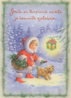 Bonne Année Noël ENFANTS Vintage Carte Postale CPSM #PAS859.FR - New Year