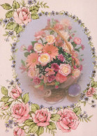 FLEURS Vintage Carte Postale CPSM #PAR765.FR - Flowers