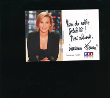Carte Ou Photo Signée, Autographe, Dédicace Laurence Ferrari - TF1 - Beroemde Vrouwen
