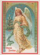 ANGE NOËL Vintage Carte Postale CPSM #PAH422.FR - Angeles