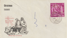 FT 31 . Malte . Panda . 1er Jour . Oblitération . Enveloppe Illustrée . 1964 . - Malta