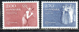 DANEMARK DANMARK DENMARK DANIMARCA 1982 EUROPA CEPT COMPLETE SET SERIE COMPLETA MNH - Neufs