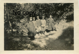 PHOTO FRANCAISE - OFFICIERS POILU EN TENUE CAMOUFLAGE AU BOIS LE PRETRE PRES DE GRISCOURT MEURTHE ET MOSELLE 1914 1918 - War, Military