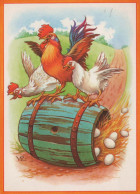 PÁJARO Animales Vintage Tarjeta Postal CPSM #PBR584.ES - Vogels
