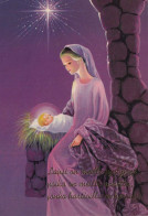 Virgen María Virgen Niño JESÚS Navidad Religión Vintage Tarjeta Postal CPSM #PBP957.ES - Vierge Marie & Madones