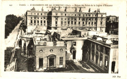 PARIS EVENEMENTS DE LA COMMUNE RUINES DES PALAIS DE LA LEGION D'HONNEUR ET COUR DES COMPTES - Andere Monumenten, Gebouwen