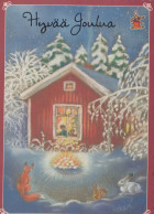 Feliz Año Navidad NIÑOS Vintage Tarjeta Postal CPSM #PAY924.ES - New Year