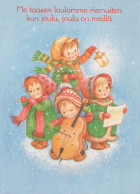 Feliz Año Navidad NIÑOS Vintage Tarjeta Postal CPSM #PAY025.ES - Nouvel An