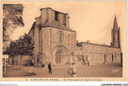 AAGP2-33-0150- SAINT-EMILION - La Porte Ouest De L'eglise Collegiale - Saint-Emilion