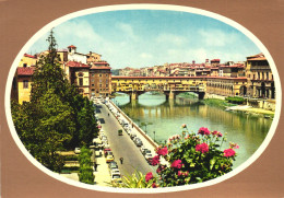 FIRENZE, TOSCANA, BRIDGE, ARCHITECTURE, CARS, ITALY, POSTCARD - Firenze