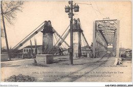 AAGP1-33-0041 - LIBOURNE - Le Pont Sur L'Isle Et Le Pont Métallique Du Tram Electrique De La Ligne Puisseguin - Libourne