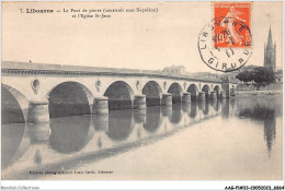 AAGP1-33-0021 - LIBOURNE - Le Pont De Pierre Et L'église St-Jean - Libourne