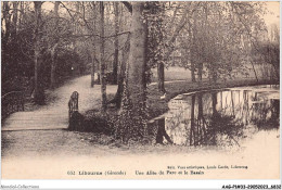 AAGP1-33-0005 - LIBOURNE - Une Alléée Du Parc Et Le Bassin - Libourne