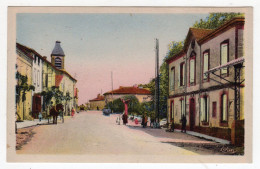 CPSM Colorisée Molières Tarn Et Garonne 82 La Gendarmerie Animée éditeur CIM Combier - Molieres