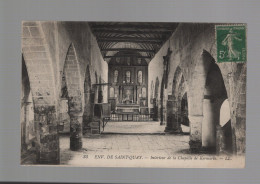CPA - 22 - Env. De Saint-Quay - Intérieur De La Chapelle De Kermaria - Circulée - Saint-Quay-Portrieux
