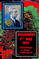 CPM Fourmies Par Jihel Tirage 30 Ex Numérotés Signés Paul Lafargue Maçonnique - Fourmies