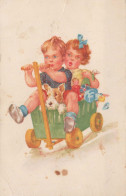 ENFANTS ENFANTS Scène S Paysages Vintage Carte Postale CPSMPF #PKG757.FR - Scenes & Landscapes