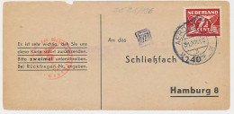Aerdenhout - Hamburg Duitsland 1942 - Liebesgabenpaket - Non Classés