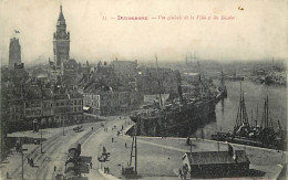 59 - Dunkerque - Vue Générale De La Ville Et Les Bassins - Animée - Bateaux - CPA - Voir Scans Recto-Verso - Dunkerque