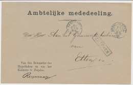 Trein Haltestempel Zutphen 1885 - Brieven En Documenten