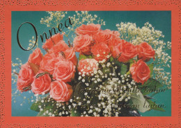 FLEURS Vintage Carte Postale CPSM #PBZ113.FR - Flowers