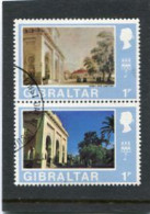 GIBRALTAR - 1971  1p  DEFINITIVE PAIR  FINE USED - Gibilterra