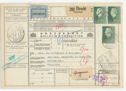Em. Juliana Pakketkaart Utrecht - Belgie 1959 - Non Classés