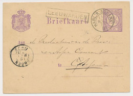 Trein Haltestempel Leeuwarden 1878 - Cartas & Documentos