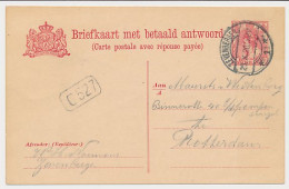 Briefkaart G. 85 I V-krt. Zevenbergen - Rotterdam 1920 - Ganzsachen