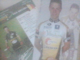 CYCLISME  - WIELRENNEN- CICLISMO : 2 CARTES WOUTER VAN MECHELEN - Ciclismo