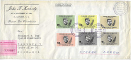 Postzegels > Amerika > El Salvador Aangetekende Luchtpostbrief  Met NO. 940-946 (17789) - El Salvador