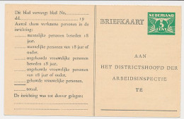 Arbeidslijst G. 22 - Postwaardestukken