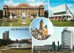 Hongrie - Debrecen - Multivues - Immeubles - Architecture - CPM - Voir Timbre - Voir Scans Recto-Verso - Hungría