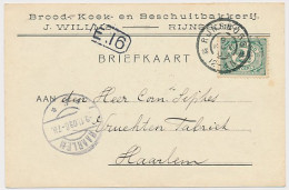 Firma Briefkaart Rijnsburg 1909 - Brood- Koek- Beschuitbakkerij - Non Classés